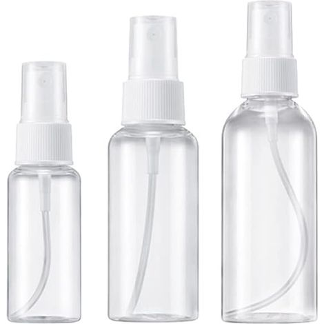 3PCS 30ml 60ml 80ml Flacon Vaporisateur vide plastique Atomiseur Transparent Bouteille de Spray Vide Pulvérisateurs Réutilisables spray Voyage Vide (1/5)