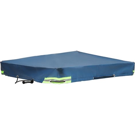 Funda protectora para remolque caravana ELUTO 420D L.220 x L.125 x H.13cm azul (1/5)