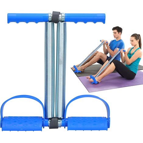 Elastic Pull Rope Double Spring Foot Pedal Tension Foot Ab Leg Weight Equipment Stretcher for Fitness Yoga (1/5)