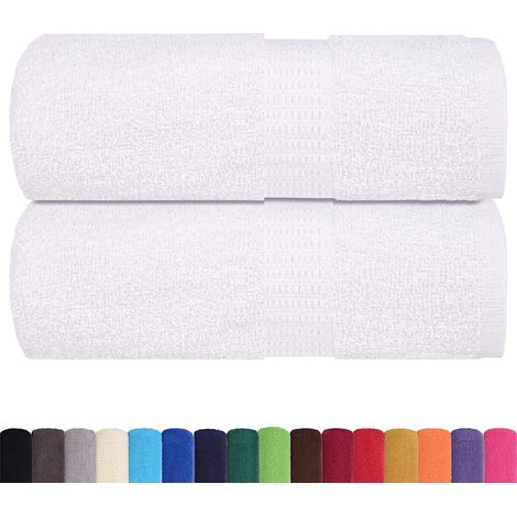 Serviettes d'invité FROGN 2 pcs blanc 30x50 cm 360 g/m²