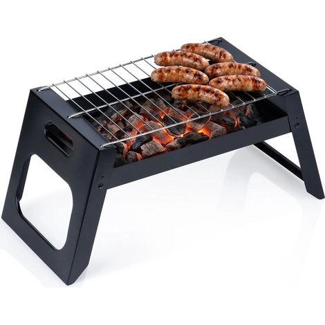 Portable charcoal grill foldable steel 46x22x22 cm 235493095 (1/5)