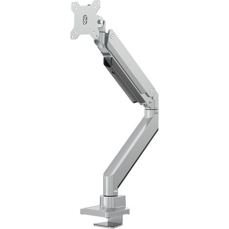 Support écran plat - NEWSTAR - NM-D775SILVER - 10-49 pouces - Pince & œillet (clamp/grommet) - Inclinable/Rotatif (1/3)