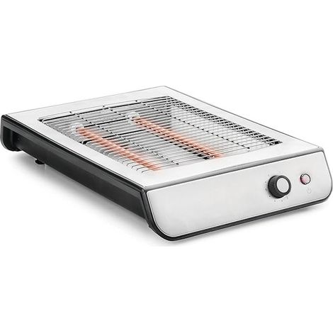 Horizontaler elektrischer Toaster, Leistung 600, graue Farbe