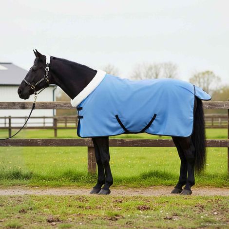 Pferdedecke Volles Aqua 115 cm Polarfleece