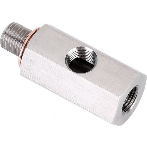 Turbo-Adapter-Öldrucksensor-T-Stück 1/8 Zoll NPT-Innengewinde M9-Außengewinde & Innengewinde (1/5)