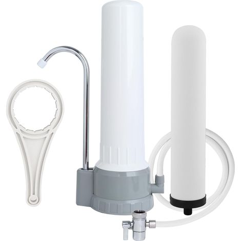 Filtre à eau de comptoir, filtre à eau de comptoir à 5 étapes avec élément filtrant lavable, capacité de 8000 gallons. (1/5)