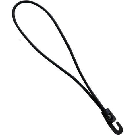 30 cordons élastiques avec crochets, 25 cm, multifonctionnels pour bâches, noirs (1/5)
