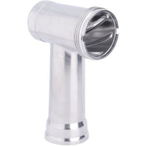 Baril Alliage Aluminium pour Hachoir à Viande Électrique Tube de Remplacement Détachée pour Machine à Hacher Accessoire pour Saucisses Compatible avec Mixeurs Culinaires (1/4)