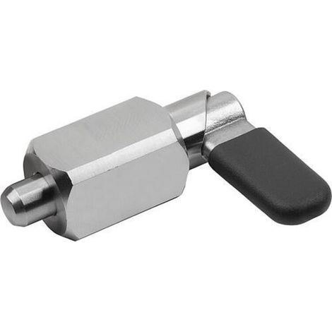 KIPP Sperrriegel Vierkant Gr.1 Ø 5mm Form H mit Kappe Edelstahl blank (1/3)
