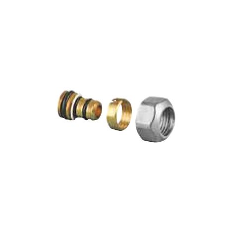 ADATTATTORE MULTISTRATO 14X2 1/2 GAS CROMO 4PZ - ARTE CLIMA (1/2)