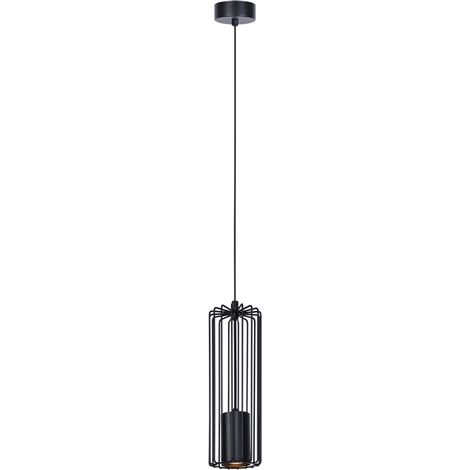 Suspension tube Kaja Falcon noire métal GU10 1x50W (1/5)