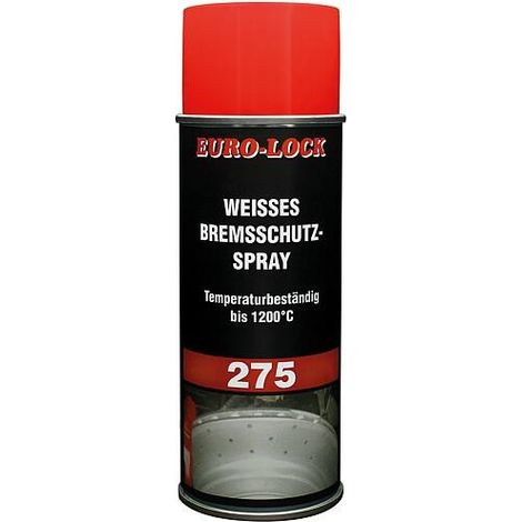 Spray blanc de protection frein EURO-LOCK LOS 275 bombe aérosol 400ml