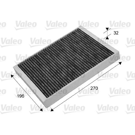 Filtre, air de l'habitacle Valeo 715635 CITROËN 1616959080 647945 647946