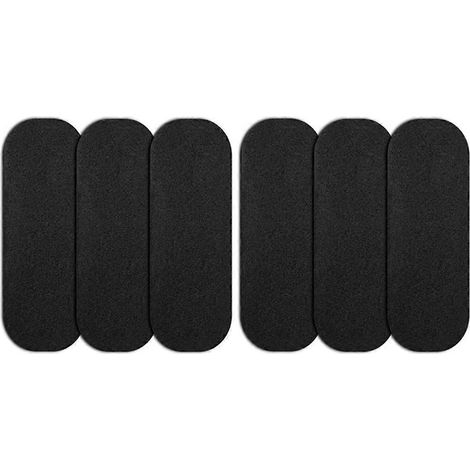 Lot de 6 filtres pour ventilateur de plafond - Filtres à air à charbon actif haute efficacité