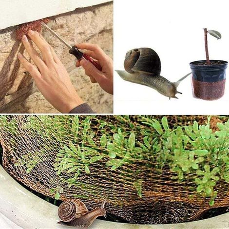 Kupfergewebe, 1 Rolle mit 6 Metern Kupferdrahtgewebe, Kupfernetz gegen Schnecken, Mäuse, Vögel und Nematoden, Gartenschutz gegen Nagetiere, gestricktes Kupfernetz – 12,7 cm, AAFG (1/5)