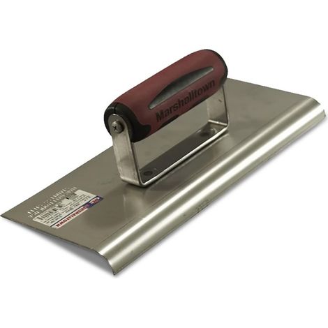 Fer à bordure 25 x 9 cm – Acier robuste pour béton frais – Bords précis et durables – Poignée ergonomique pour confort – Marshalltown