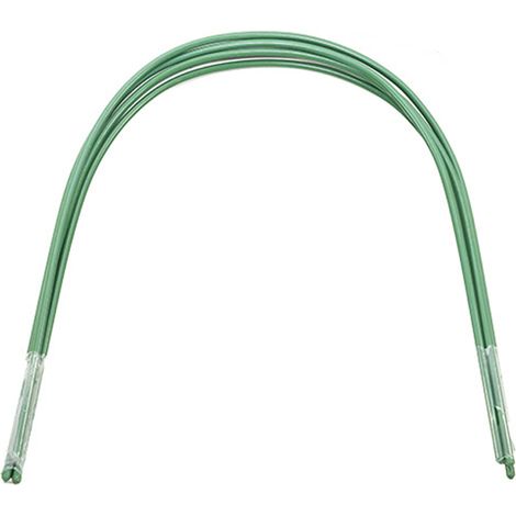 Estaca de plástico resistente para jardín, fácil de usar, para fijar láminas y productos de protección vegetal. (1/5)