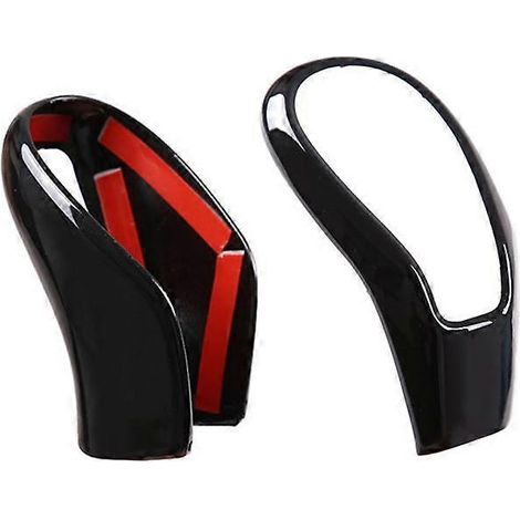 Garniture de panneau autocollante noire pour capot avant et arrière de levier de vitesse pour Volvo XC60 S60 V40 V60 S80 (1/4)