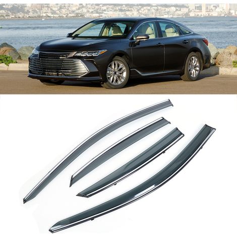 Ensemble de 4 déflecteurs de pluie et de soleil pour vitres de Toyota Avalon (à partir de 2019). (1/5)
