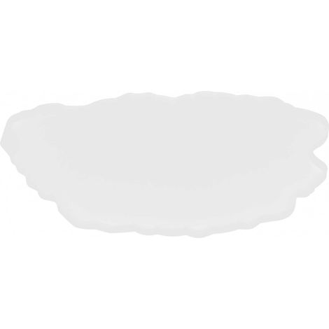 Moule en silicone DIY pour créer des gouttes de colle époxy ondulées irrégulières en forme de miroir (1/5)