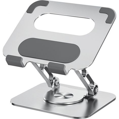 Soporte de refrigeración ajustable para tablet y tableta - Plateado (1/5)