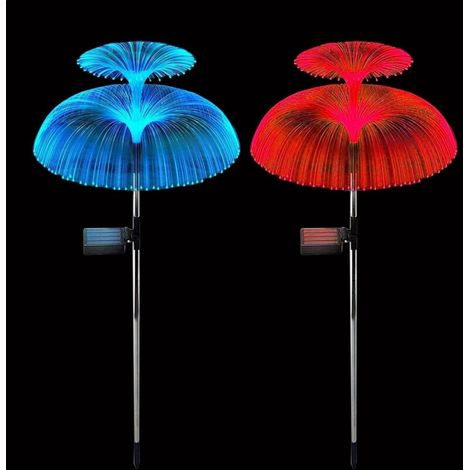 Lampes d'extérieur solaires méduses, Lot de 2 lampes (1/5)