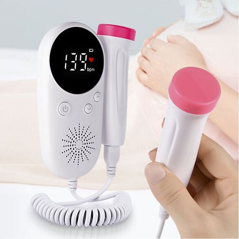 Fetal Doppler Baby Pränatal Monitor LCD Display Fetus-Stimme Meter Schwangere Frau Tägliche Pflege Produkt, (1/4)