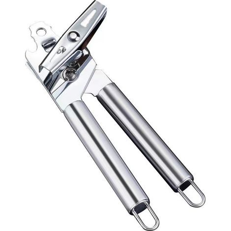 Ahlsen Manueller 3-in-1-Dosenöffner aus Edelstahl, langlebig und mit Haken zum einfachen Trocknen, 20,5 x 5 x 4,5 cm (1/5)