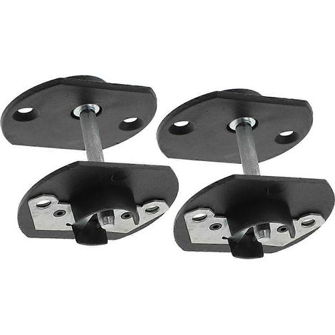 Connecteur pour ensemble de canapés, connecteur à brancher pour meubles, compatible avec les canapés, lot de 8, noir (1/5)