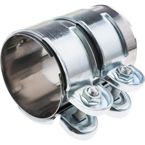 Voiture Tuyau d'échappement Manchon Silencieux Double Pince Tube Connecteur 1K0253141M 893253139A (1/5)