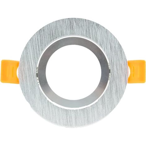 Bague inclinable ronde en nickel série Luxury pour GU10/MR16 - Ledme - LM4321 (1/3)