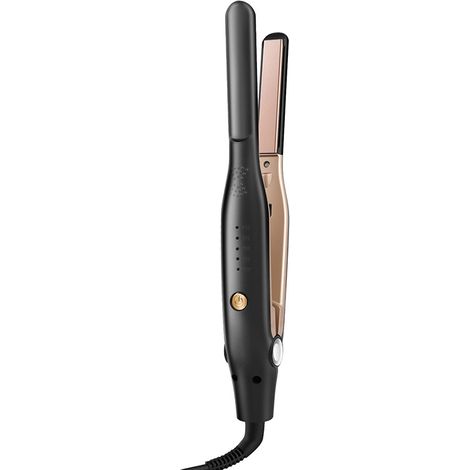 (Noir, norme européenne) Lisseur à cheveux avec fonction ionique négative pour hommes, fer à friser double usage pour frange (1/5)