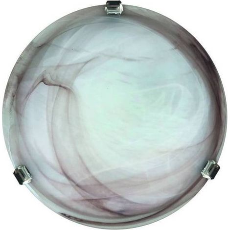 5 x PLAFONIERA DUNA ALABASTRO TABACCO D 40 CM