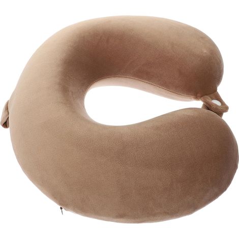 Oreiller Cervical de Voyage Forme de U Oreiller de Soutien pour Nuque pour Dormir et Voyager (1/5)