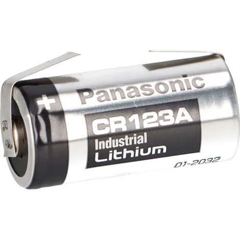 Panasonic Fotobatterie CR123A Lithium 3V 1400mAh U-Lötfahne (1/5)