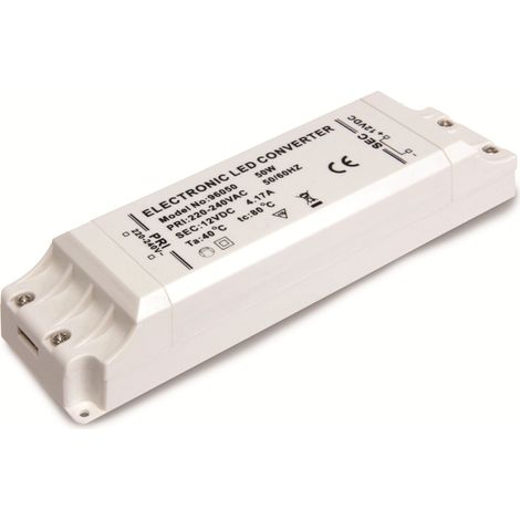 CHILITEC Alimentation LED à découpage, 12 V-, 50 W
