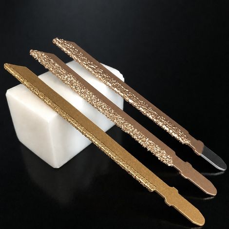 Lot de 3 lames de scie diamantées 4 pouces, grain 40-46, pour découpe marbre, carrelage, pierre artificielle, rénovation (1/5)