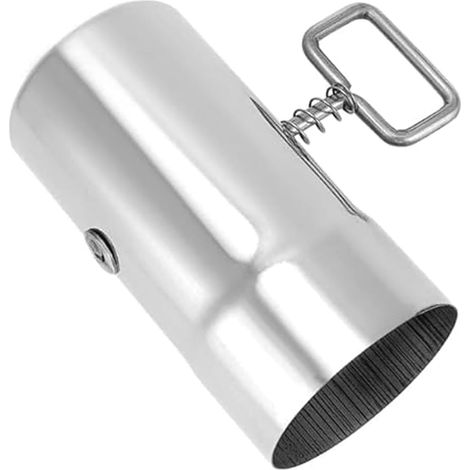 Tuyau de poêle avec amortisseur pour réchaud de camping, cheminée - 6 cm d'épaisseur - Amortisseur pour tuyau d'échappement et fumée (1/5)