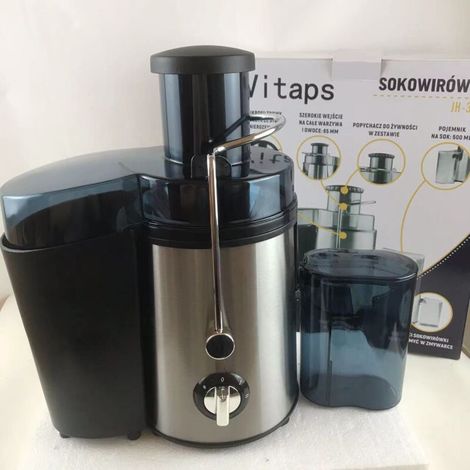 Extracteur de jus centrifuge, presse-agrumes pour fruits, extracteur de jus à séparation des fibres pour fruits et légumes (1/3)