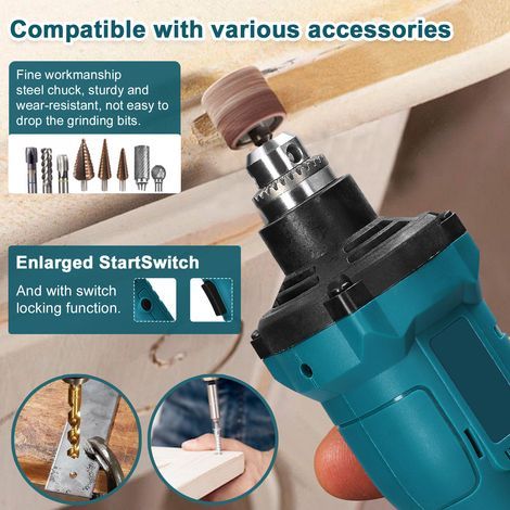 Garosa Machine de Polissage électrique sans Pinceau ou Outil de Meuble de Batterie au Lithium pour le Broyage de Précision-Lofing Metal Blouse Single (1/5)