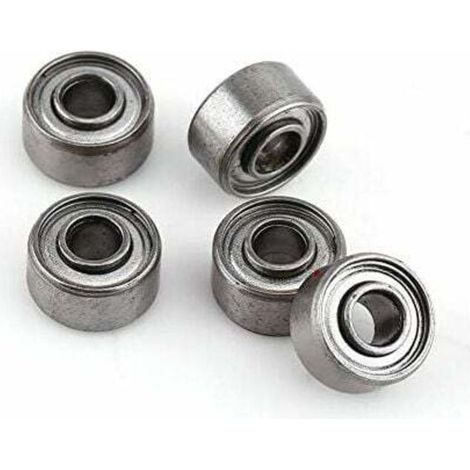 Satz von 10 Mini-Kugellagern 693ZZ, Stahl, Doppelabdichtung, 3x8x4 mm (1/3)