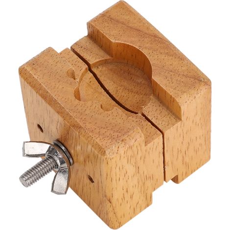 Écrin en Bois Support de Mouvement Pince Fixation Outil de Réparation Horlogère (B-1) (1/5)