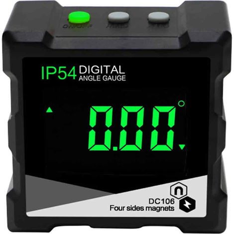 Digitaler Winkelmesser, Winkelmesser/Gradmesser mit LCD-Bildschirm, Inklinometer mit Magnet, Digitale Winkelmessung