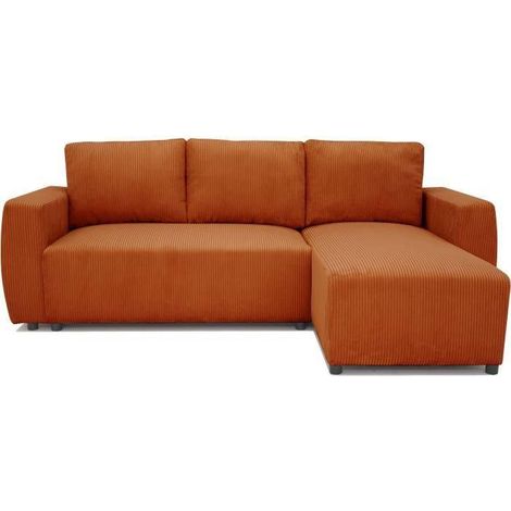 Casapy Eleganter Terracotta Schlafsofa 224 cm