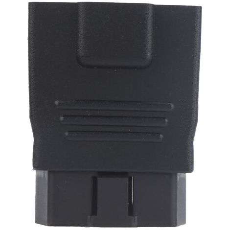 Adaptador OBD2 de 16 pines macho a hembra en plástico ABS, lector de códigos, conector OBD para comprobación de fallos (1/5)