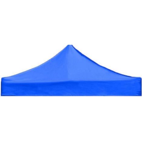 Lona Oxford cuadrada plegable azul de 3 x 3 m, resistente a los rayos UV y a la lluvia, para toldos y protección solar. (1/5)