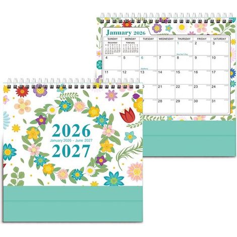 Calendario，Calendario 2026，Calendario de escritorio 2026，Calendario de pared 2026/27，Enero 2026，Junio 2027，Calendario grande 2026-2027 (1/5)
