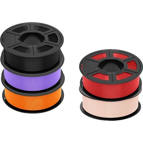 Filamento per stampante 3D, PLA ecologico, colori vivaci, PLA 5MIX02 (1/2)