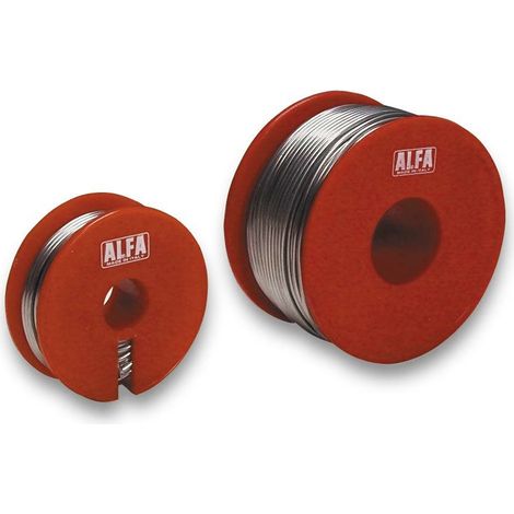 STAGNO BOBINA FILO ROCCHETTO 40/60 100/500gr SALDARE SALDATURA ALFA, " 500gr "