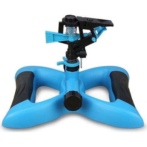 Arroseur de jardin automatique mobile à tête de pulvérisation rotative à 360 degrés (buse unique)-AquaForge (1/5)